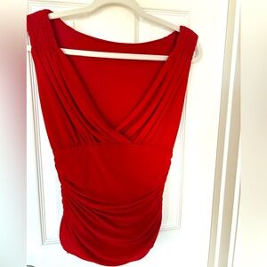 Timeless NORMA KAMALI OMO Vintage VAVAVOM RUCHED TOP-Med